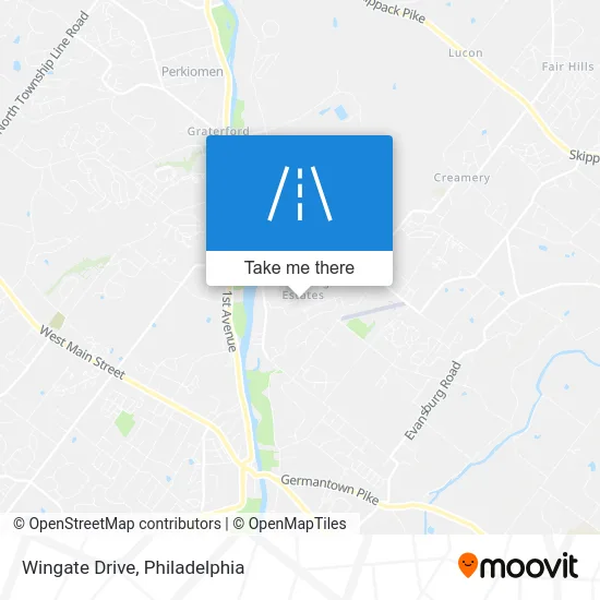 Wingate Drive map
