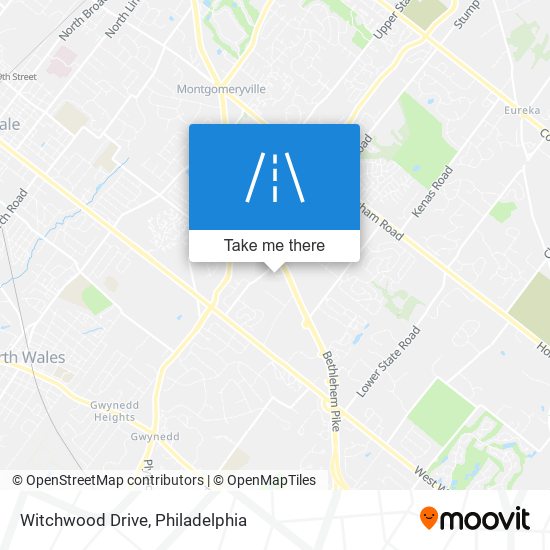 Witchwood Drive map