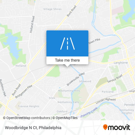 Mapa de Woodbridge N Ct