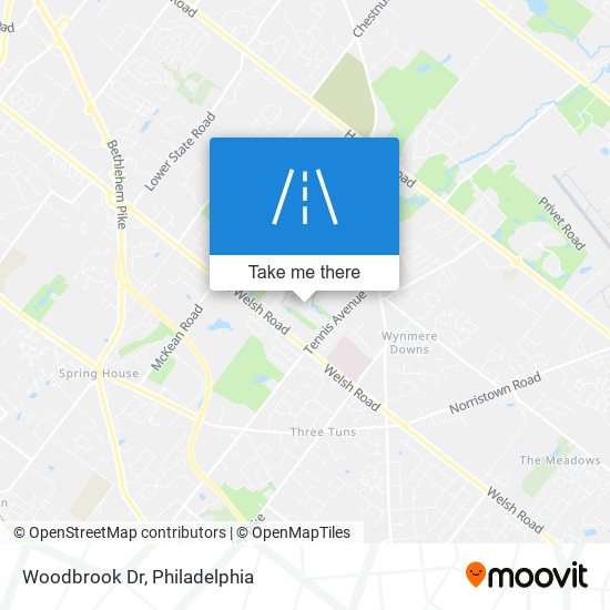 Mapa de Woodbrook Dr