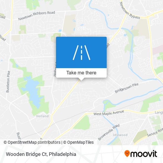 Wooden Bridge Ct map