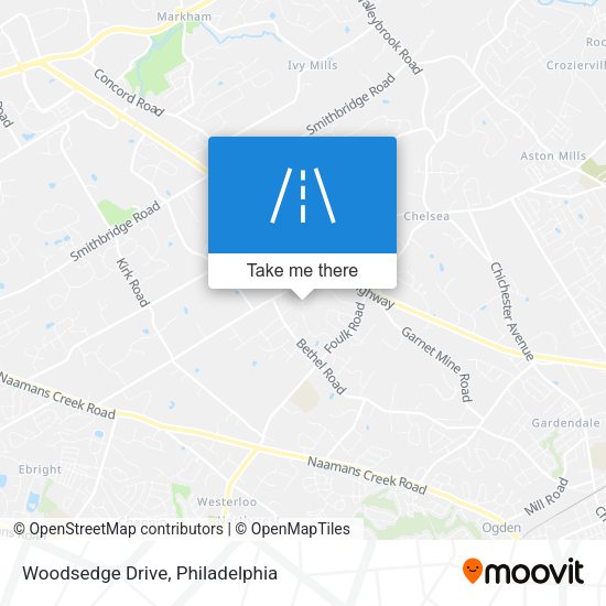 Woodsedge Drive map