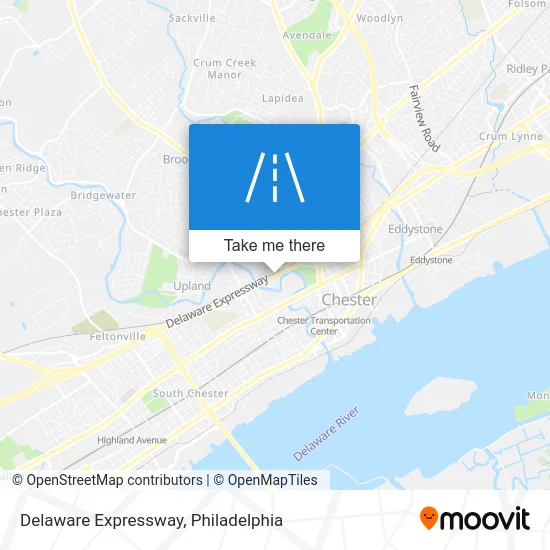 Delaware Expressway map