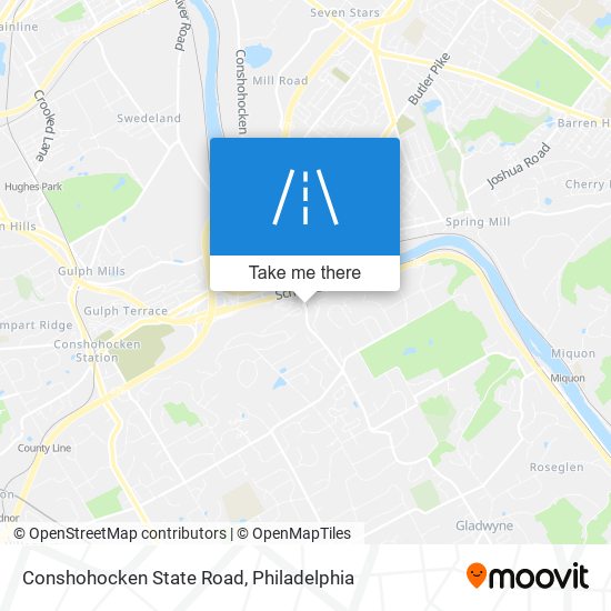 Conshohocken State Road map