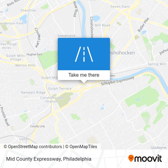 Mid County Expressway map