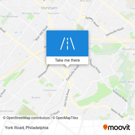 Mapa de York Road