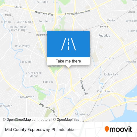 Mid County Expressway map