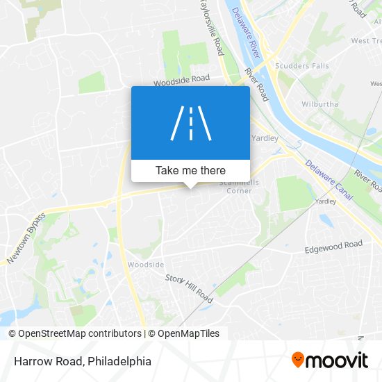 Harrow Road map