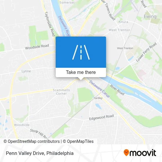 Penn Valley Drive map