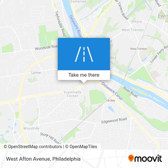 Mapa de West Afton Avenue