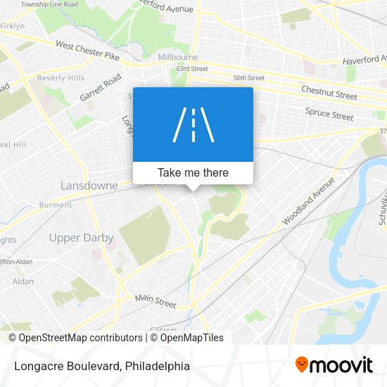 Mapa de Longacre Boulevard