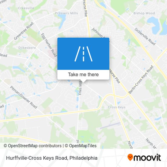 Mapa de Hurffville-Cross Keys Road