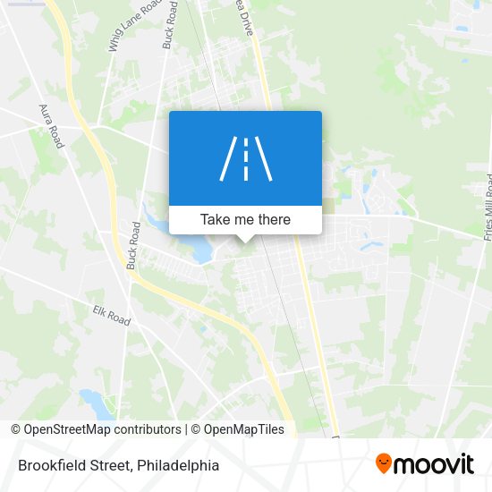 Brookfield Street map