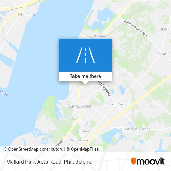 Mallard Park Apts Road map