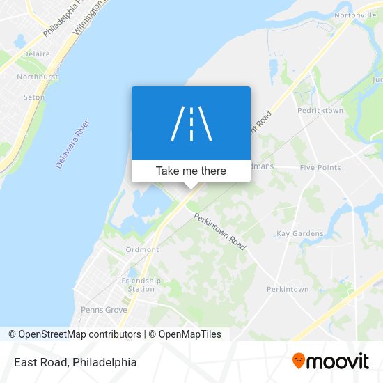 Mapa de East Road