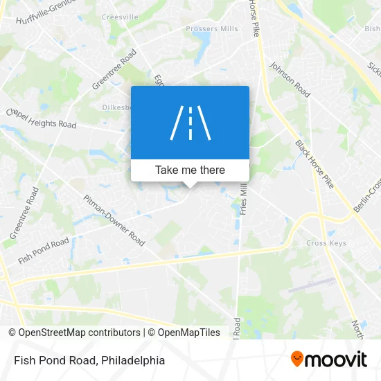 Fish Pond Road map