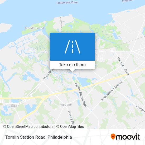 Tomlin Station Road map