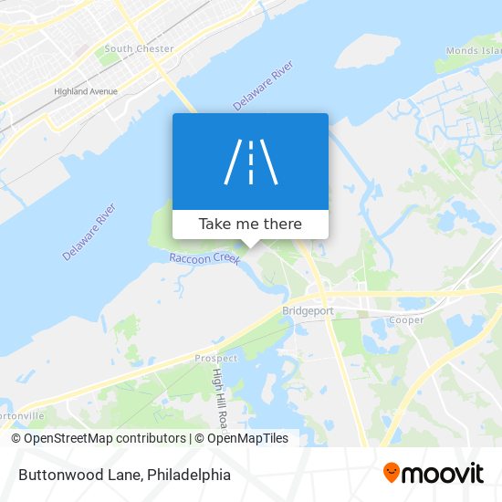 Buttonwood Lane map
