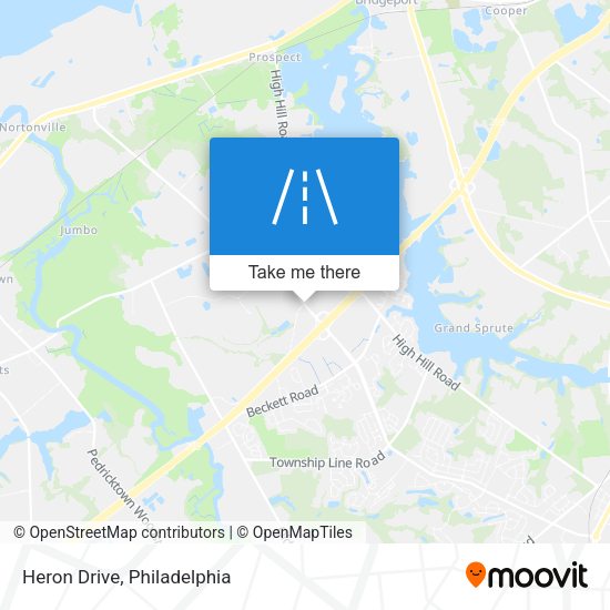 Heron Drive map