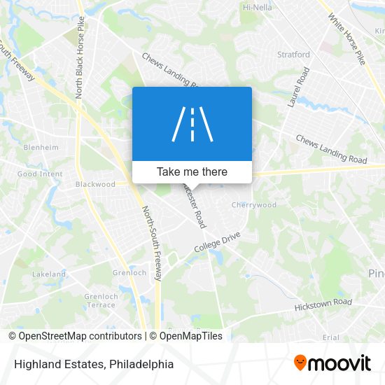 Highland Estates map