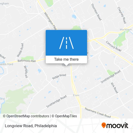 Longview Road map