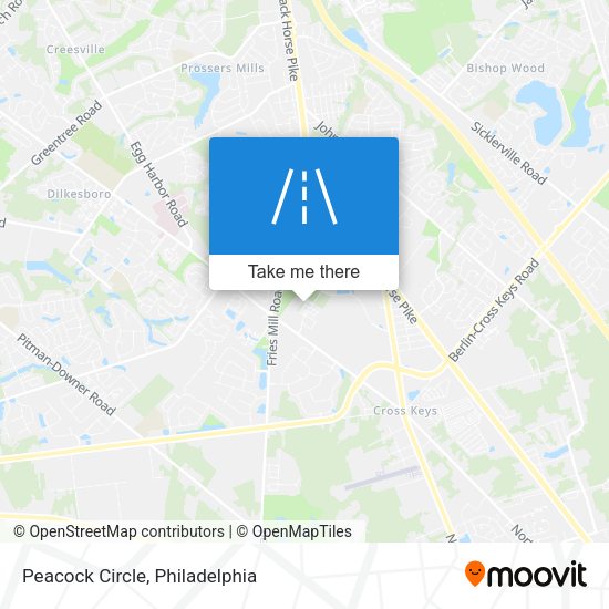 Mapa de Peacock Circle