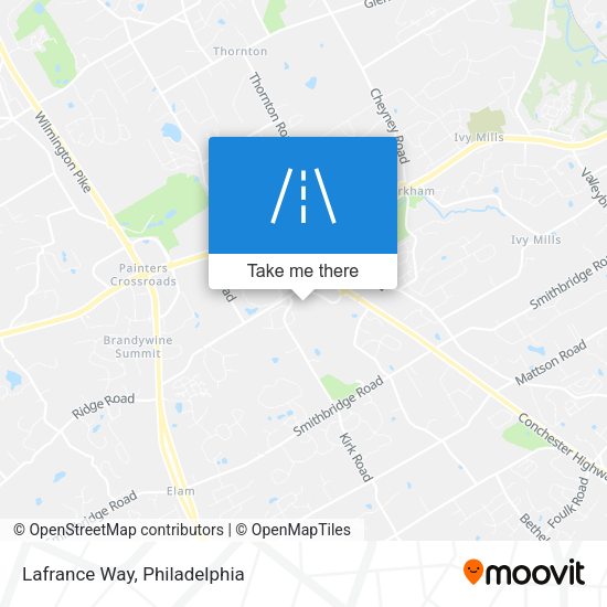 Mapa de Lafrance Way