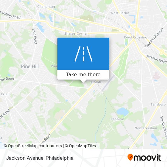 Jackson Avenue map