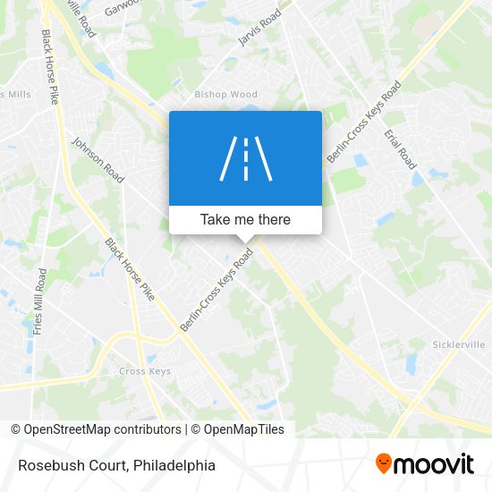 Rosebush Court map