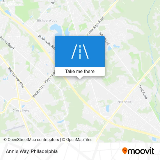 Annie Way map