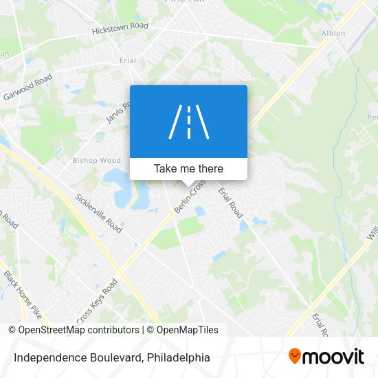 Mapa de Independence Boulevard