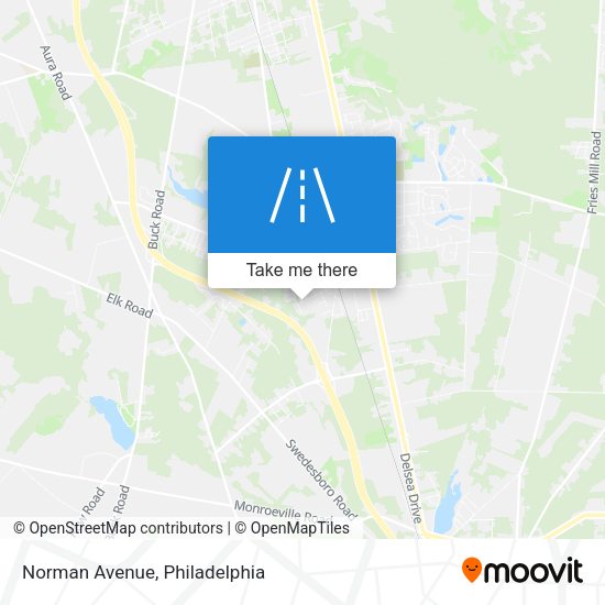 Norman Avenue map