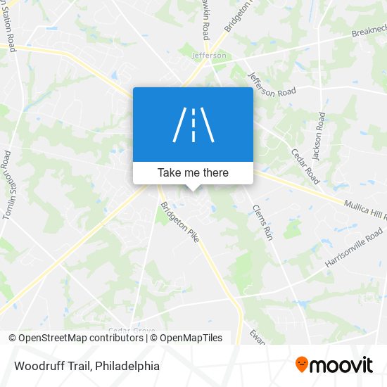 Mapa de Woodruff Trail