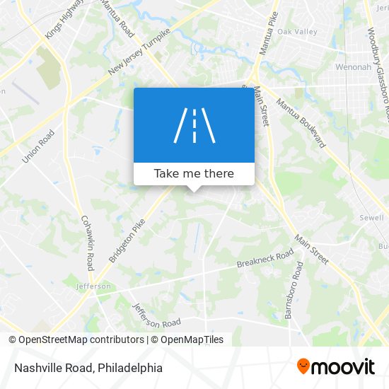 Nashville Road map