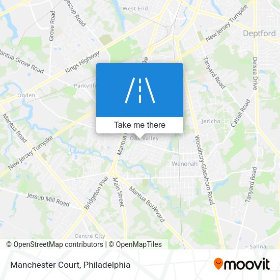 Mapa de Manchester Court