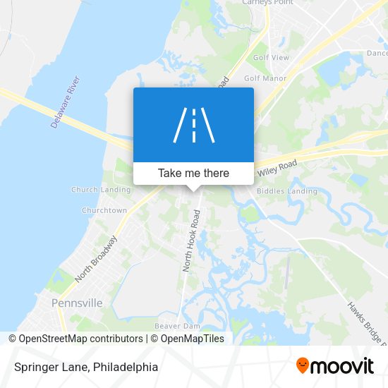 Mapa de Springer Lane