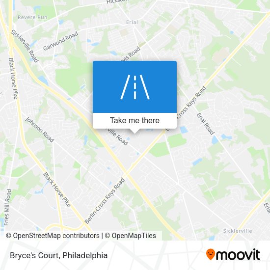 Mapa de Bryce's Court