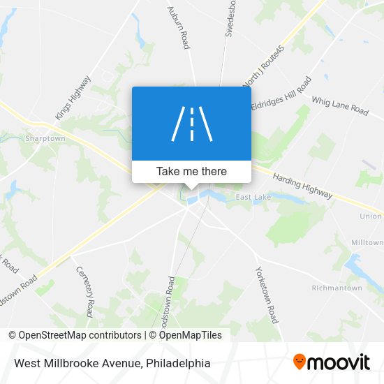 West Millbrooke Avenue map