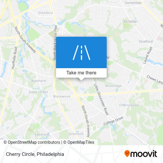 Mapa de Cherry Circle