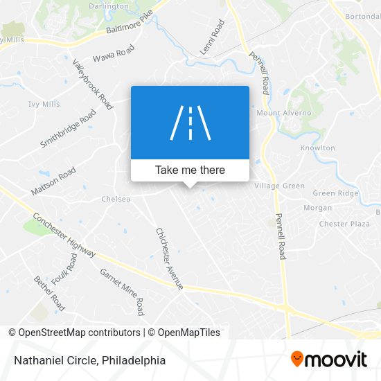 Mapa de Nathaniel Circle
