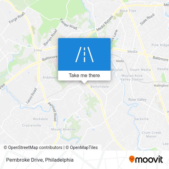 Mapa de Pembroke Drive