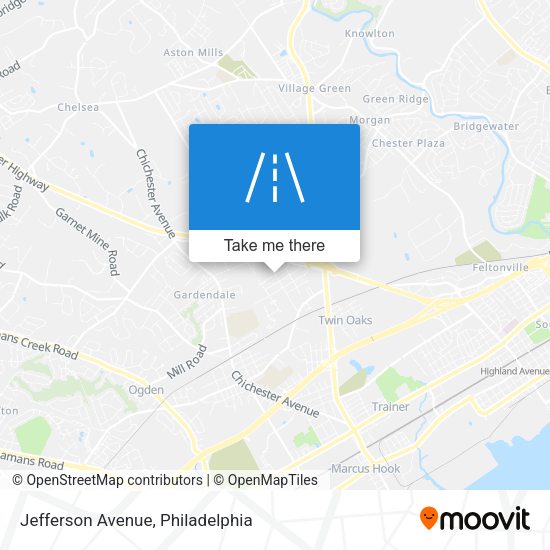 Mapa de Jefferson Avenue