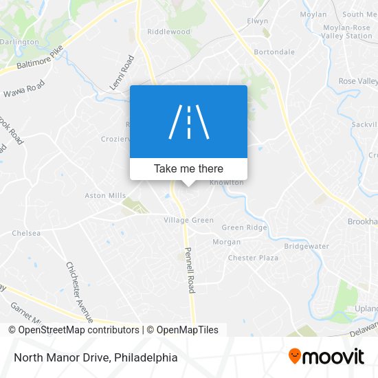 Mapa de North Manor Drive