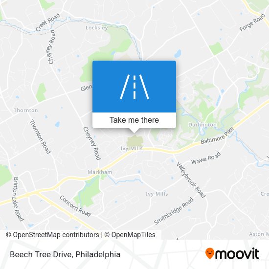 Beech Tree Drive map