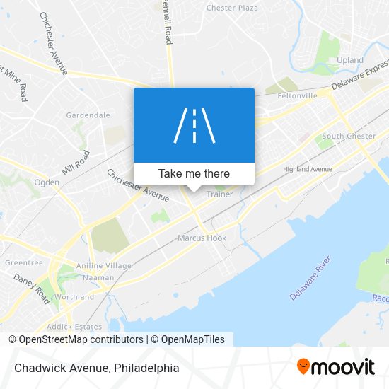 Chadwick Avenue map