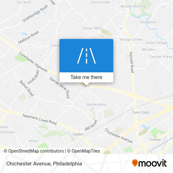 Chichester Avenue map
