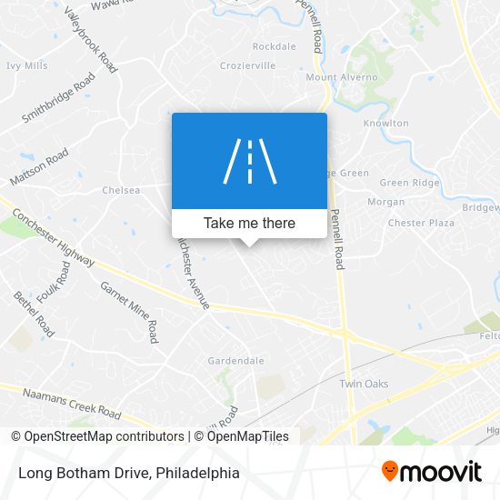 Mapa de Long Botham Drive