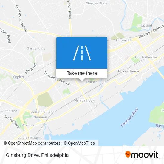 Mapa de Ginsburg Drive