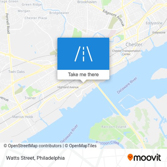 Mapa de Watts Street