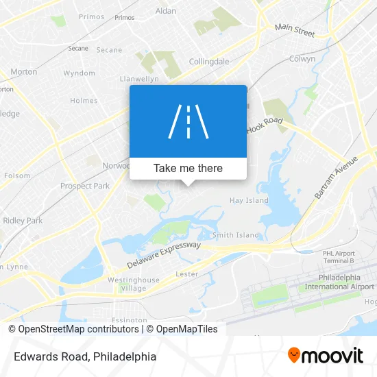 Edwards Road map